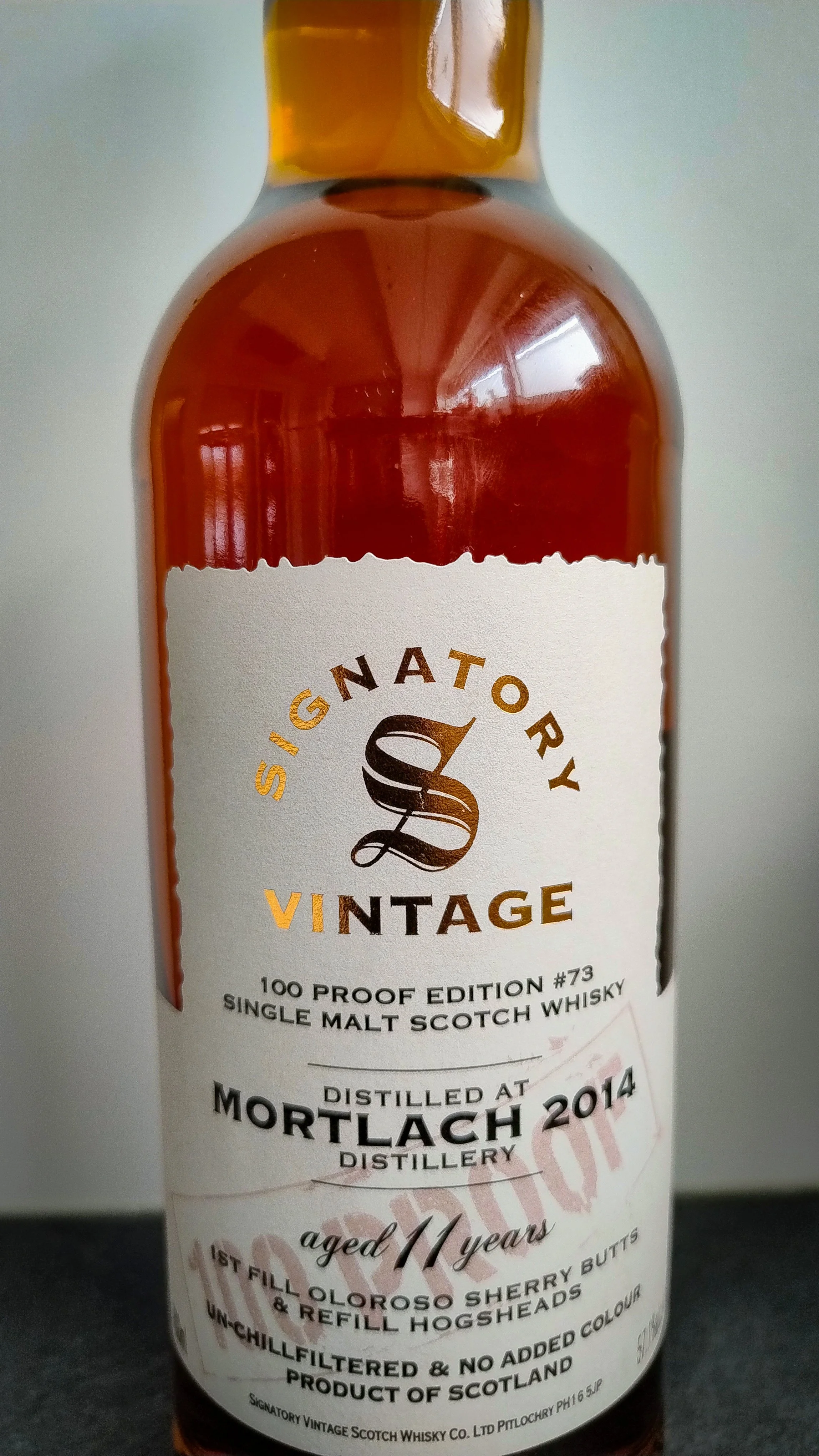 Mortlach 11yo Signatory 100º Proof — Dramface